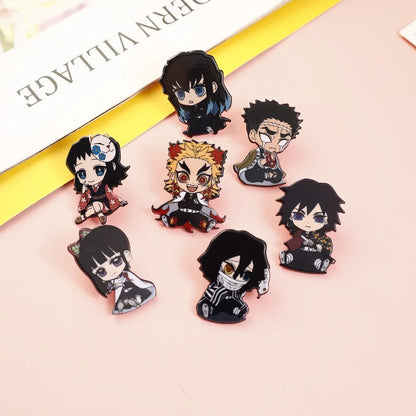 Demon Slayer Pins Set