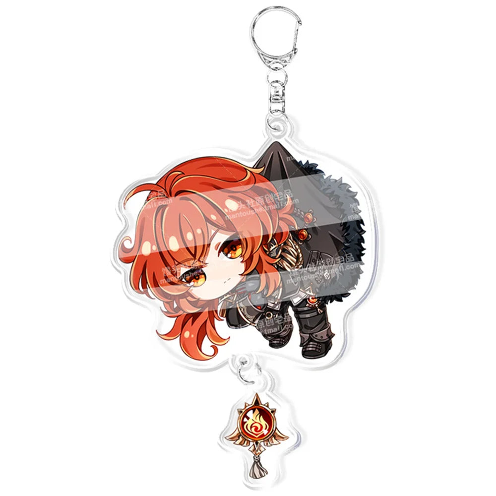 Genshin Impact Chibi Keychains