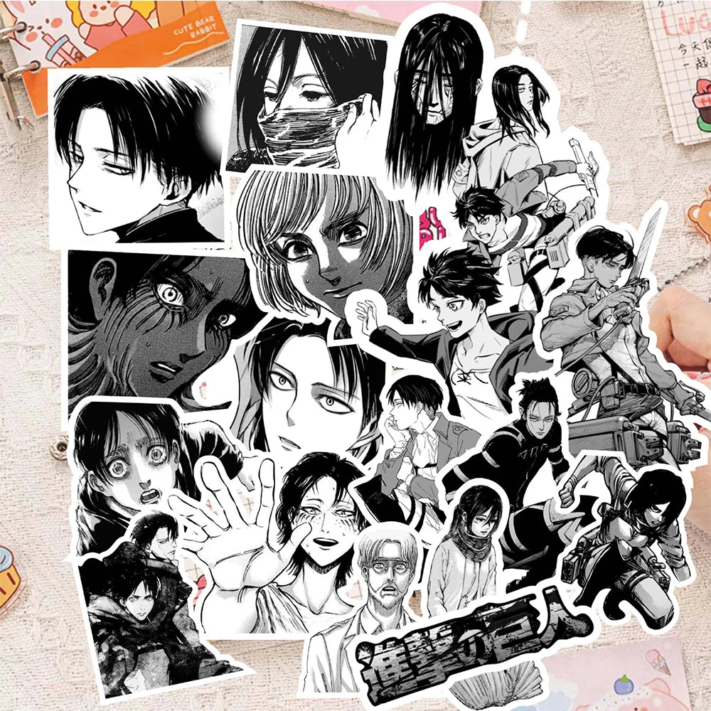 70pcs Attack On Titan Sticker Set