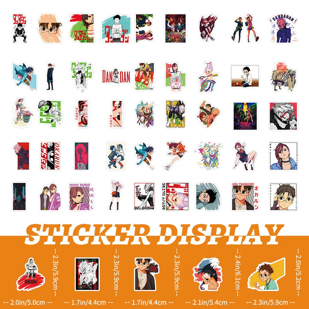 50pcs Dandadan "Main Character" Stickers