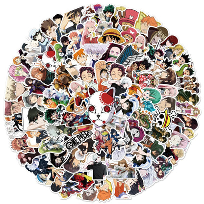 100pc Mixed Anime Sticker Set