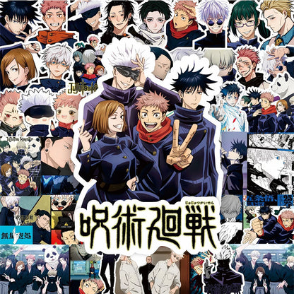 80pcs Jujutsu Kaisen Sticker Mix