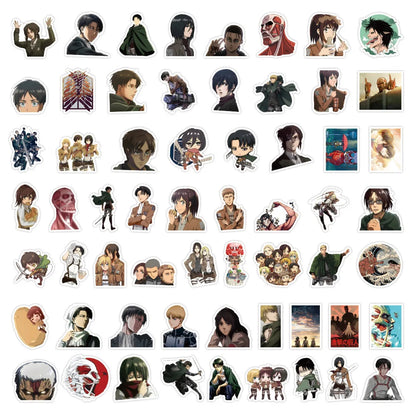 60pc Attack On Titan Sticker Set