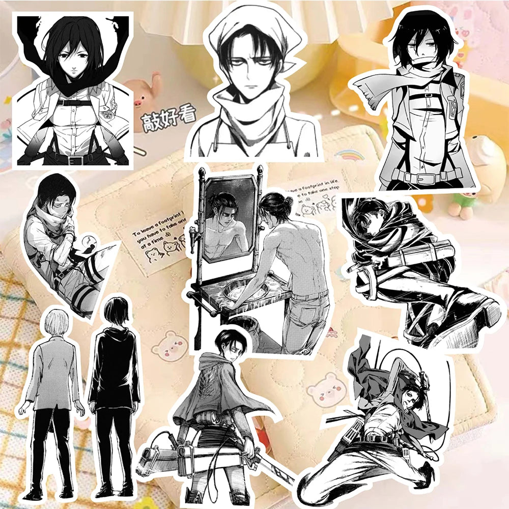 70pcs Attack On Titan Sticker Set