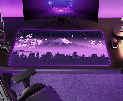 Purple Mountain LED Desk Pad