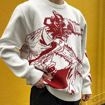 Chainsaw Man "Bloody Devil" Knit