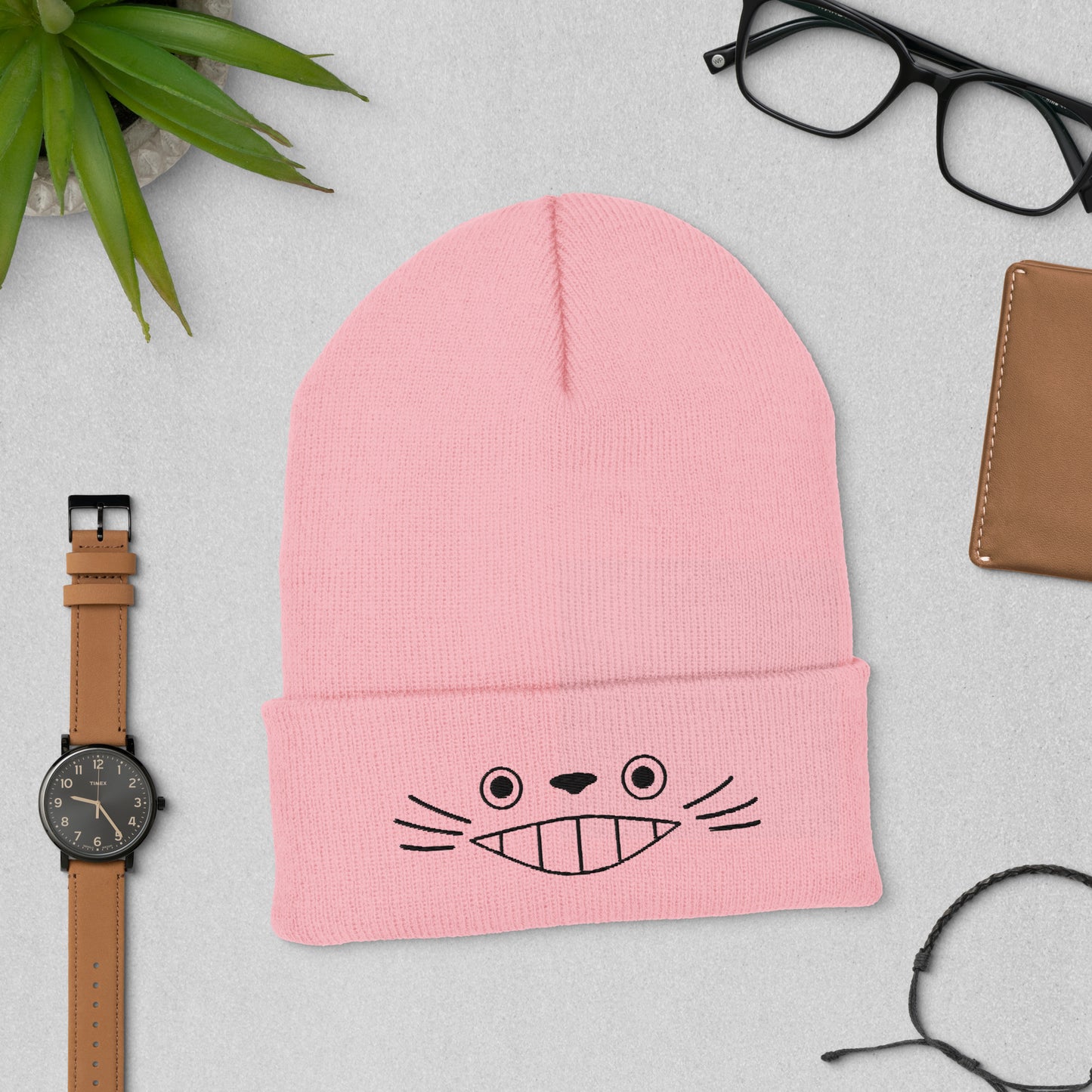 Totoro Cuffed Beanie