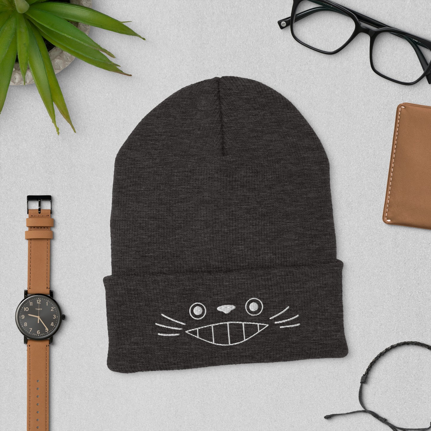 Totoro Cuffed Beanie